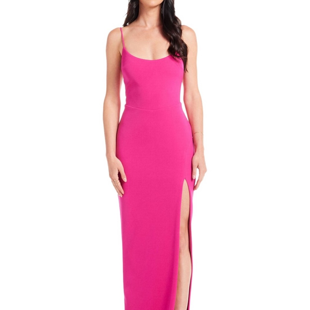 Katie May Vibrant Pink Maxi Dress